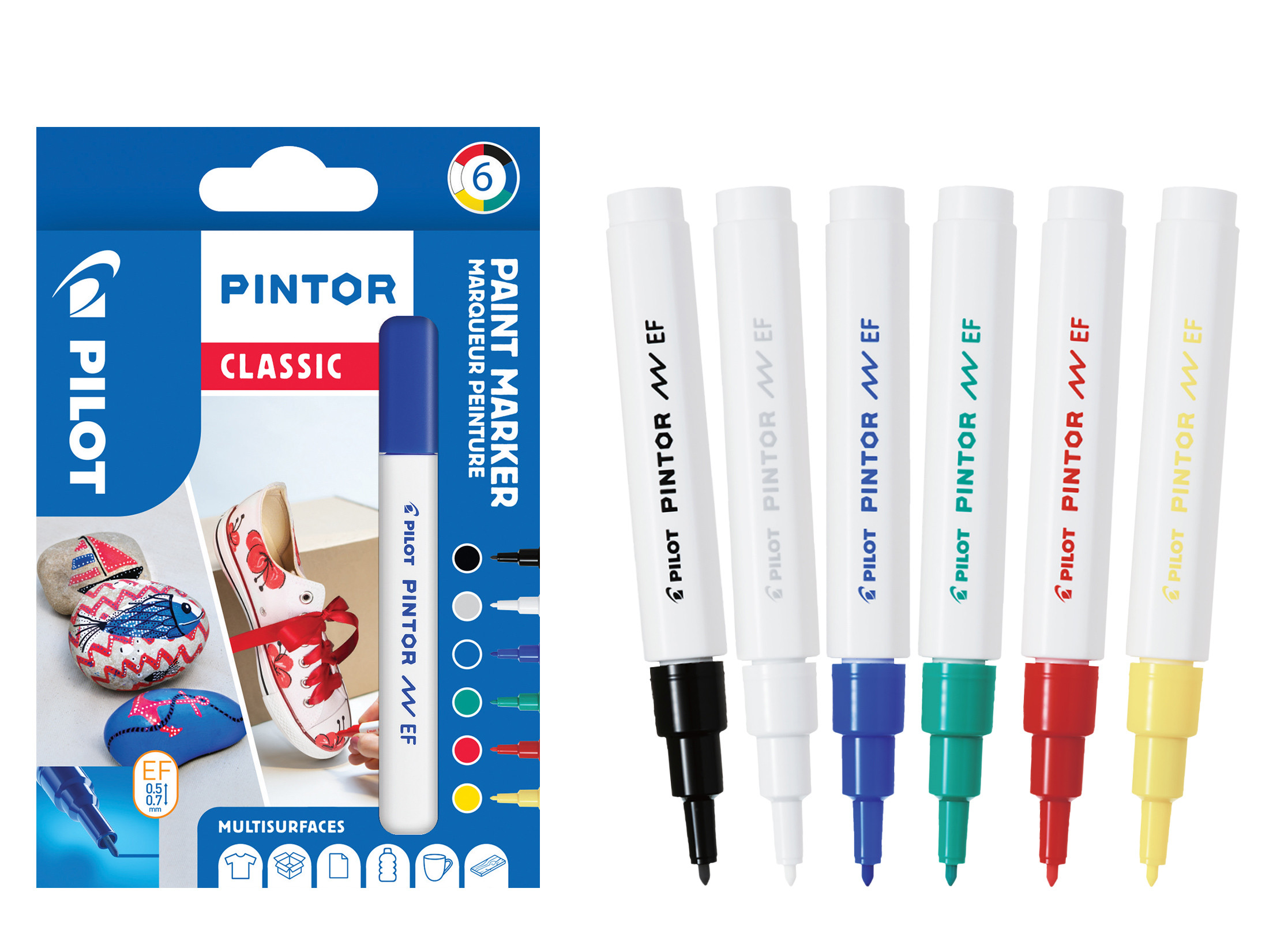 PINTOR 2.3 (EF) 6er Set