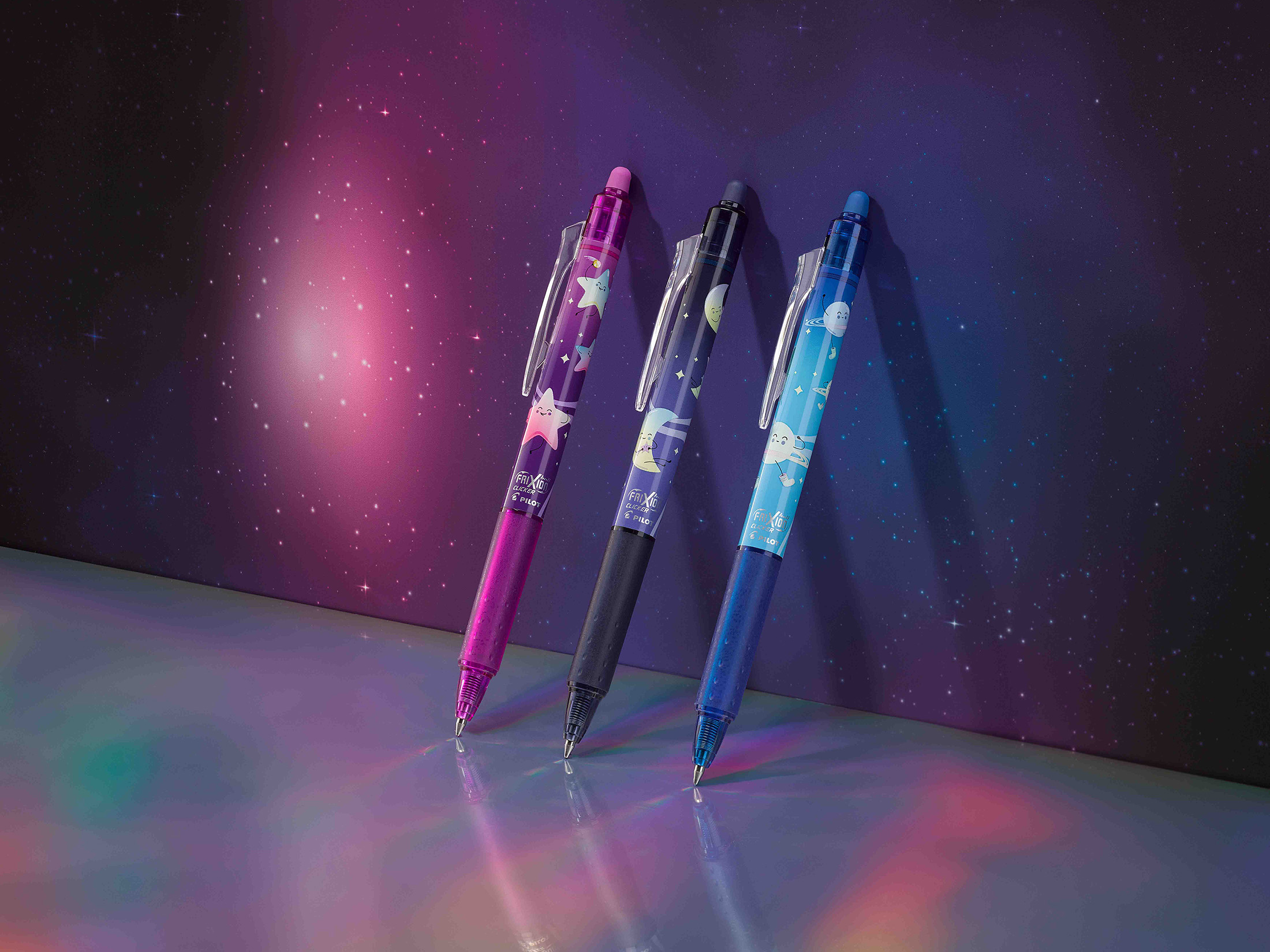 FriXion Clicker Cosmic Dreams Edition 3er Set