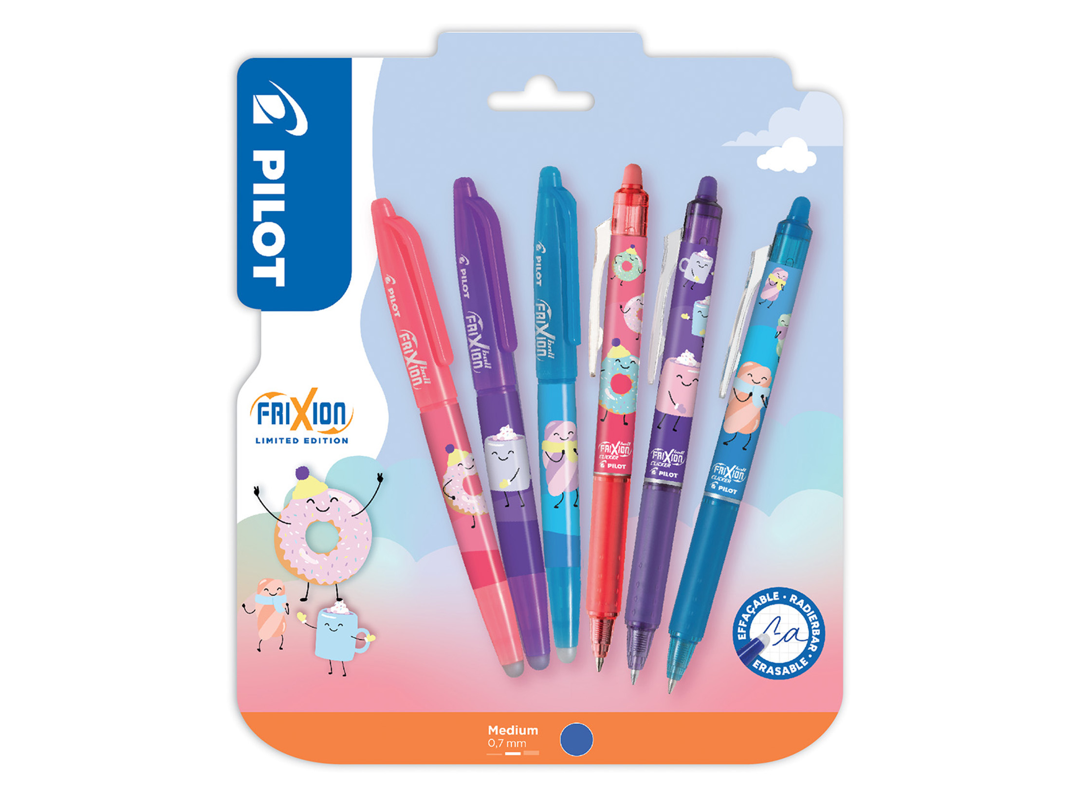 FriXion Ball & Clicker Sweet Paradise Edition 6er Blister