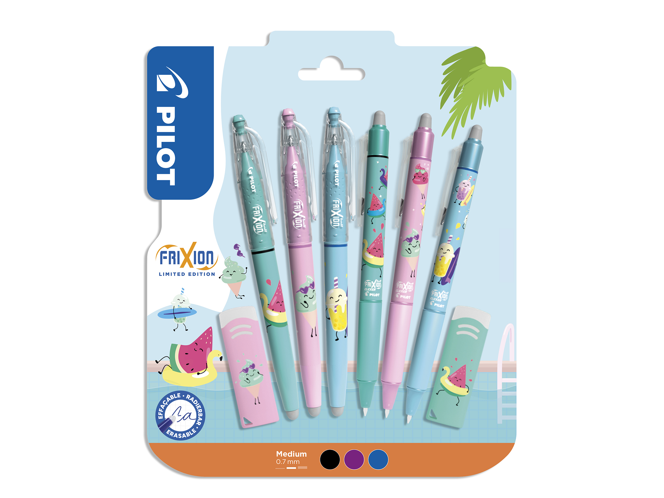 FriXion Pool Party 8er Set mit Remover
