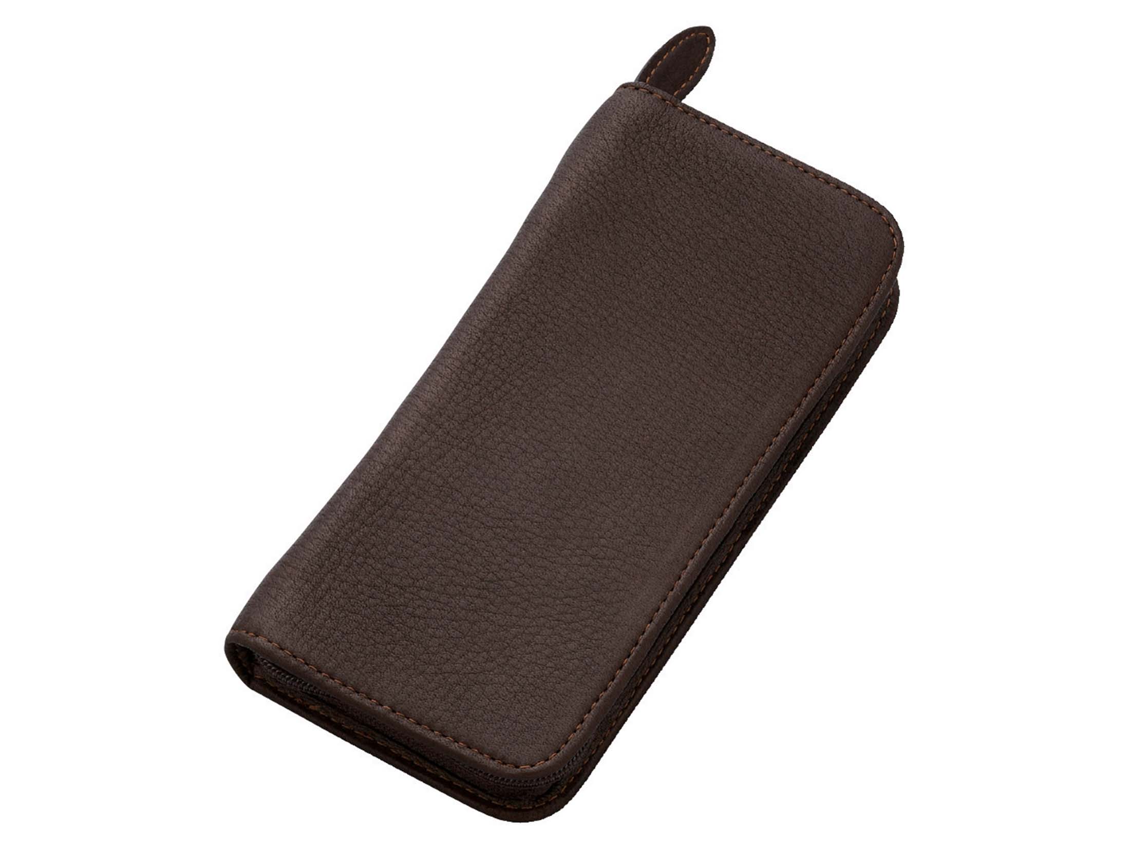 Lederetui mit Reißverschluss