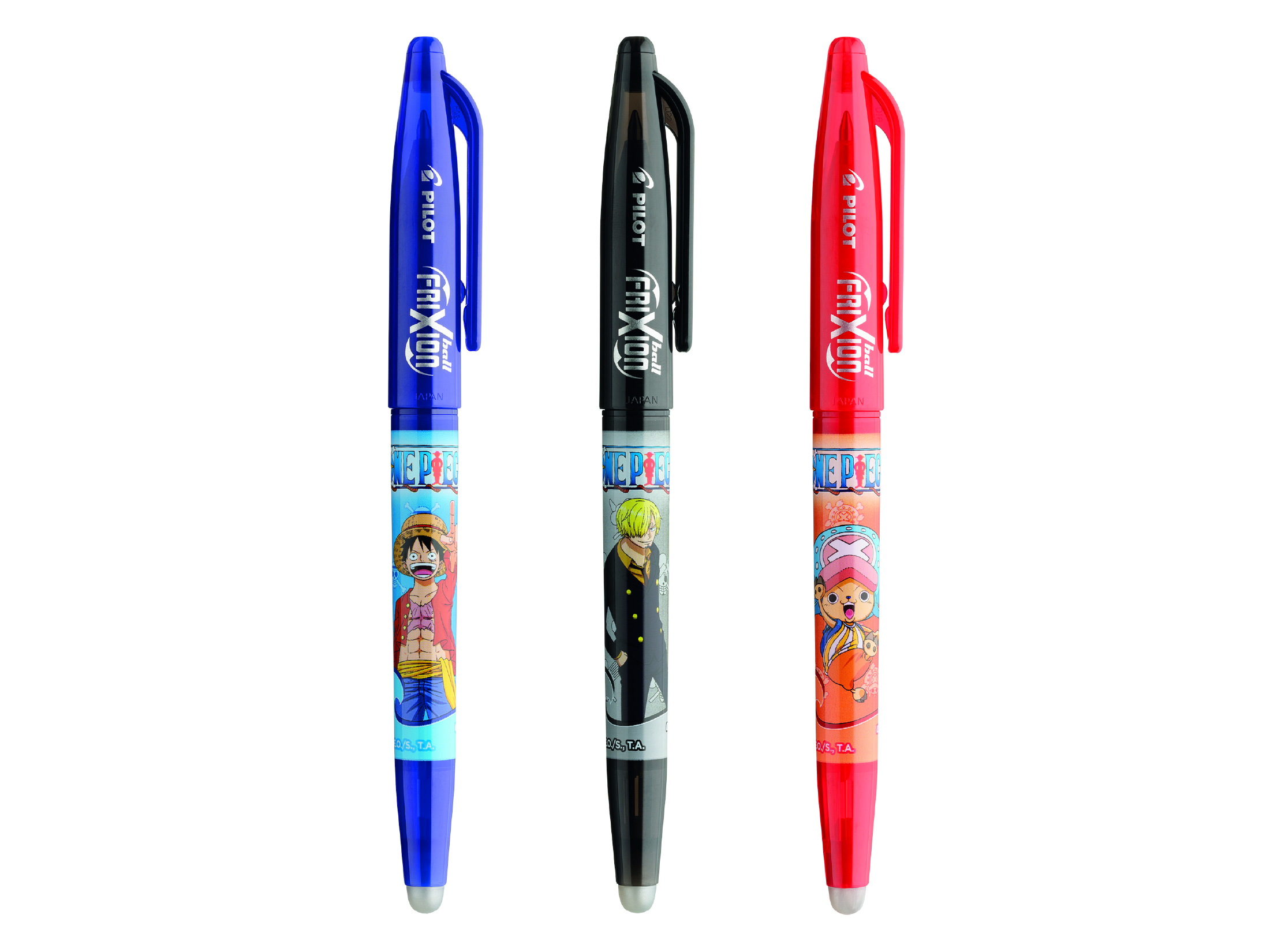 FriXion Ball 0.7 (M) One Piece Limited Edition 3er Set