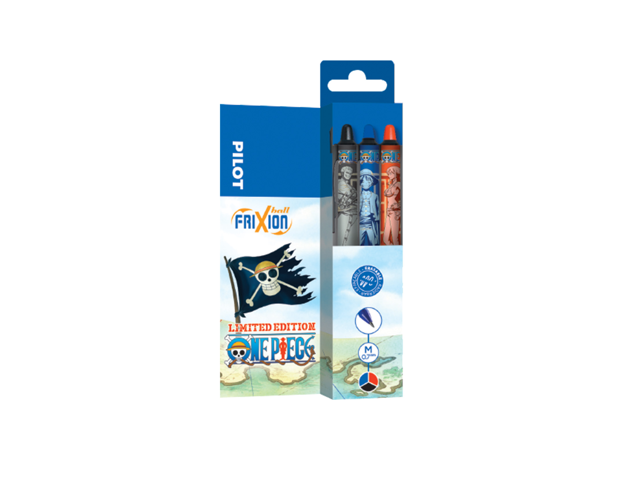 FriXion Ball+ One Piece Limited Edition 3er Set