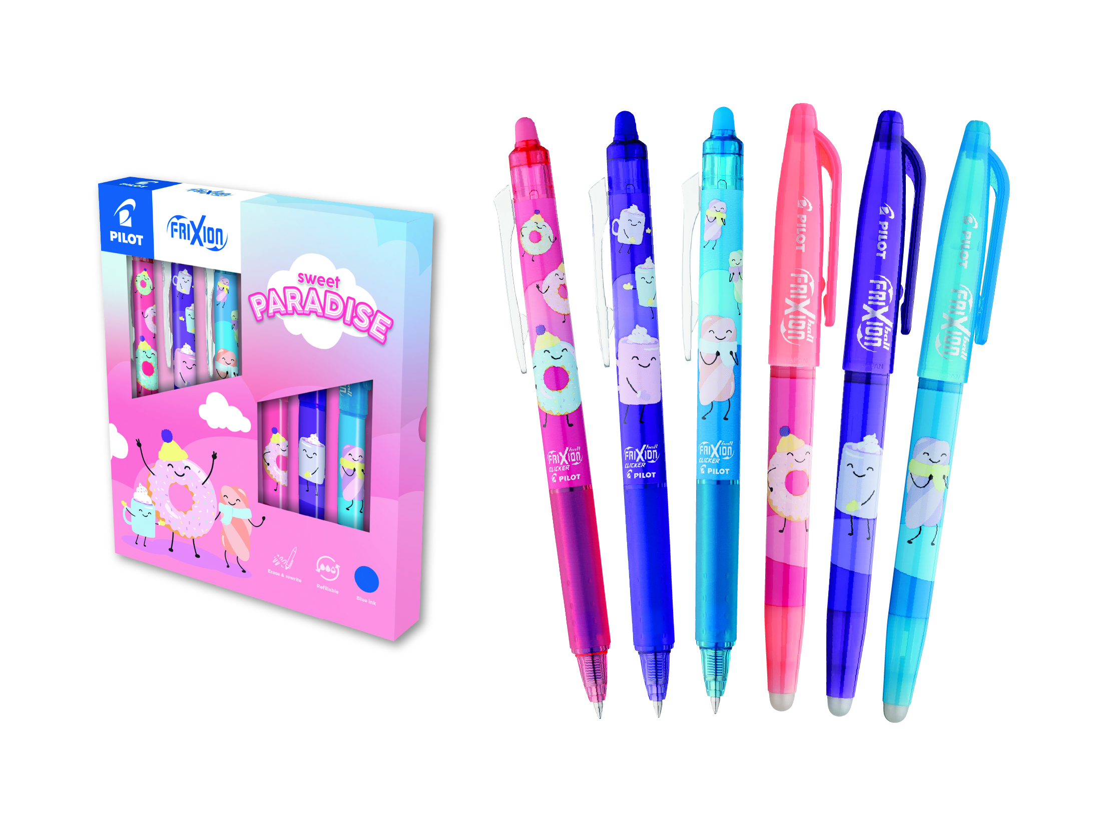 FriXion Ball & Clicker Sweet Paradise Collector Box