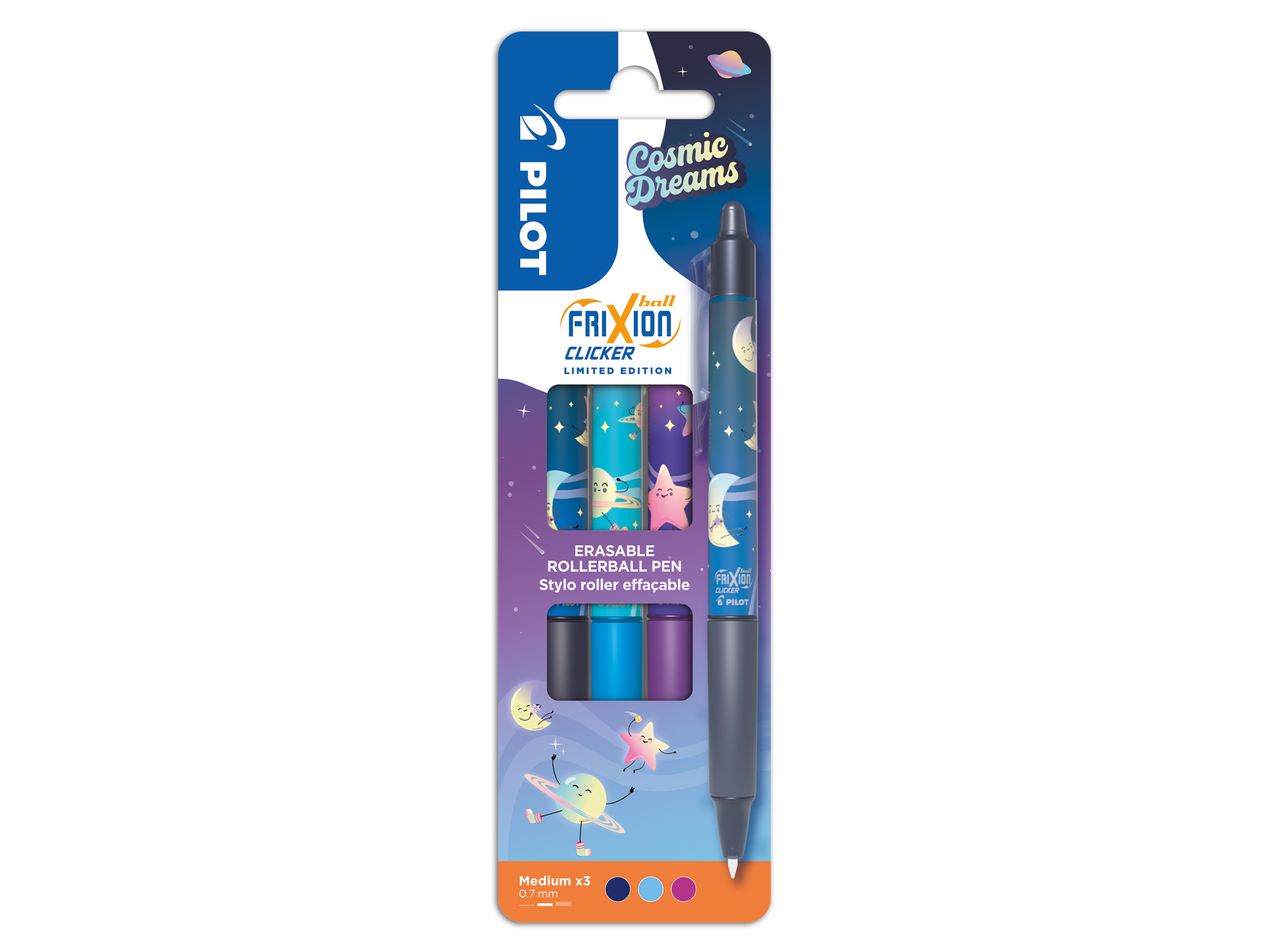 FriXion Clicker Cosmic Dreams Edition 3er Set