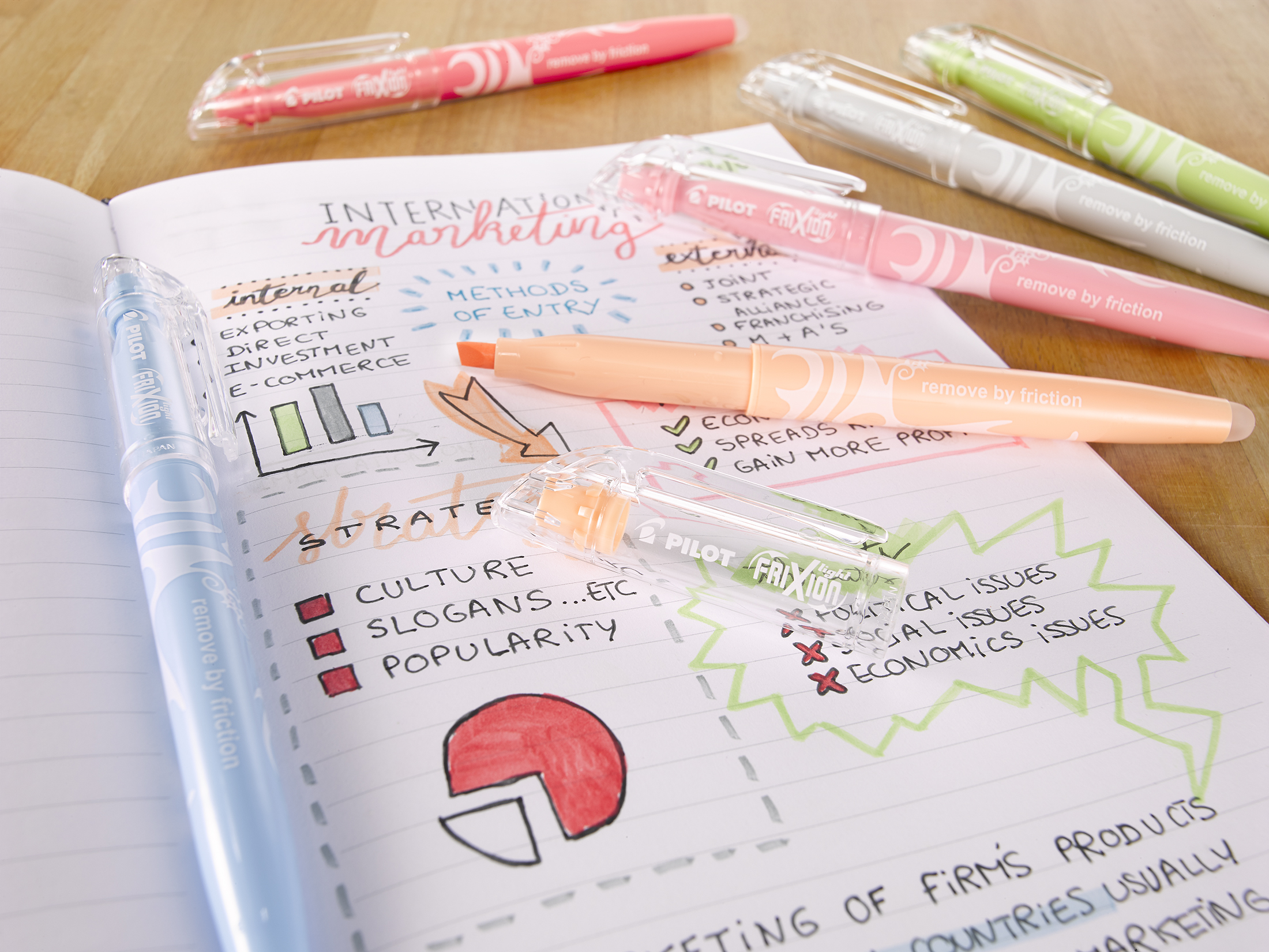 FriXion Light 4er Set