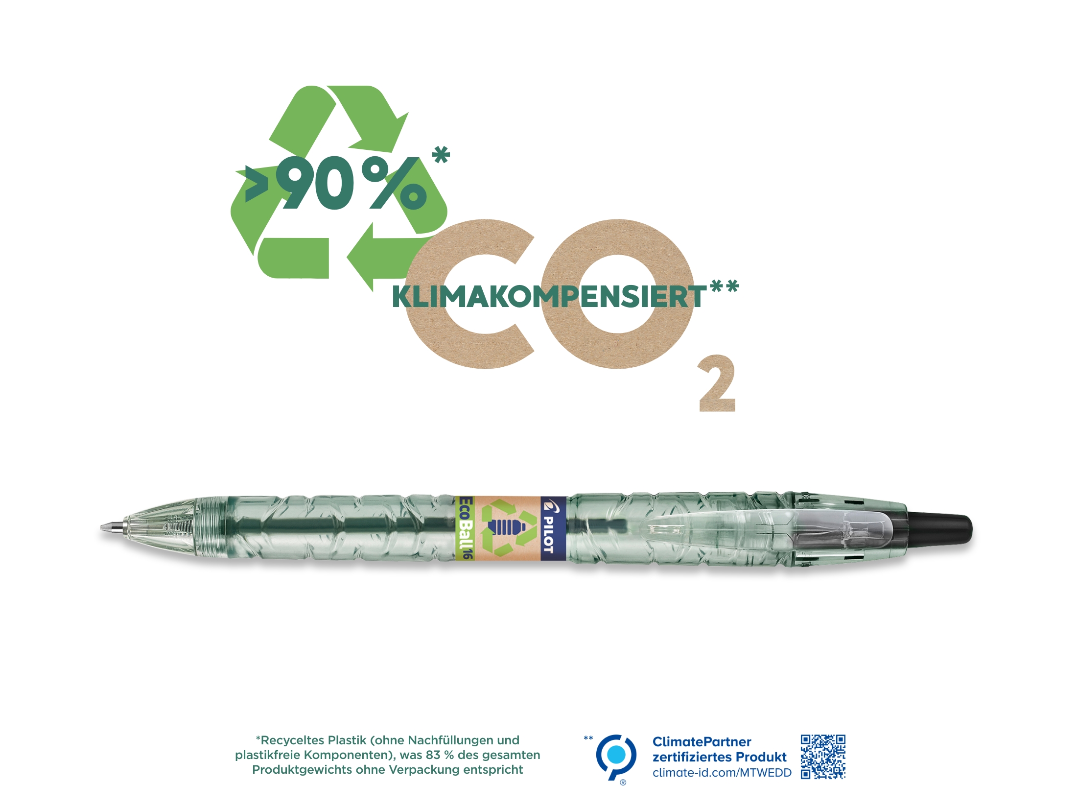 „Bottle 2 Pen“ Ecoball