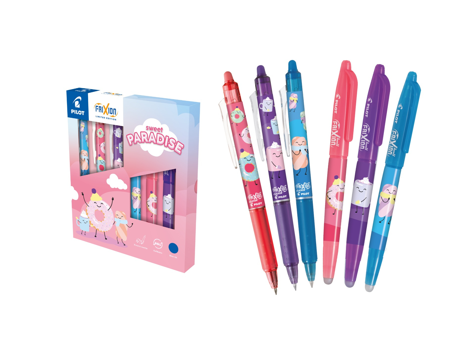 FriXion Ball & Clicker Sweet Paradise Collector Box