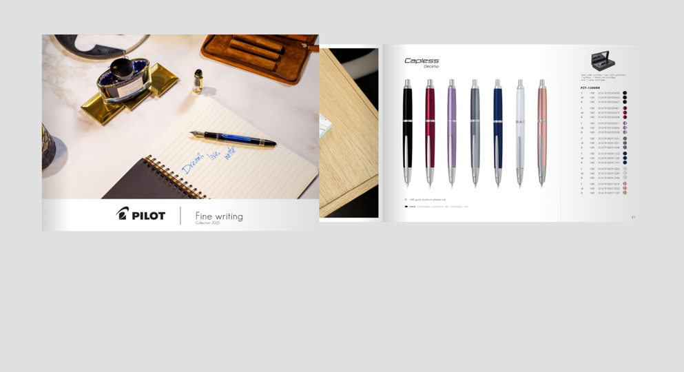 Fine Writing-Katalog