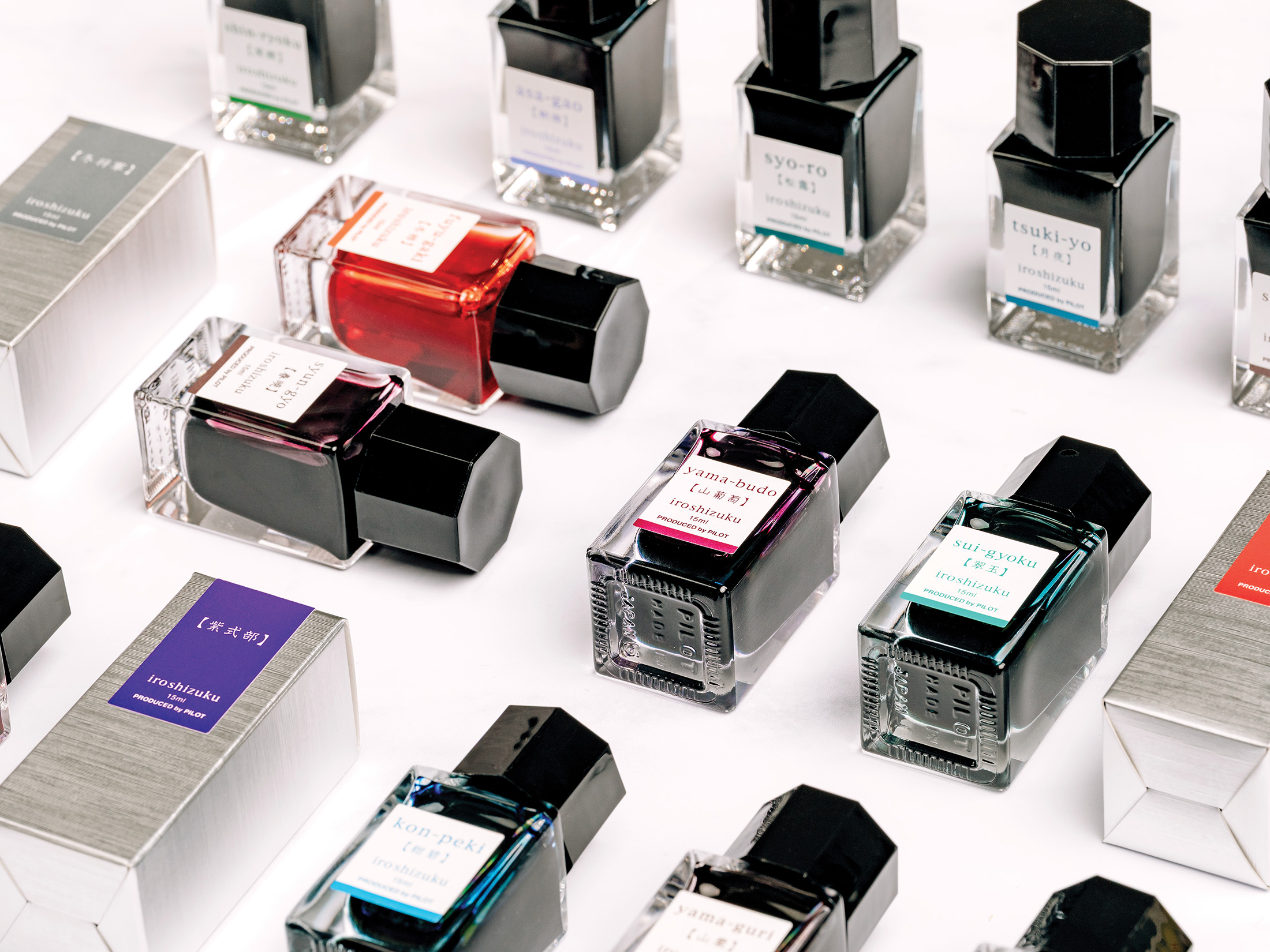iroshizuku Tinte 15 ml - Grüntöne
