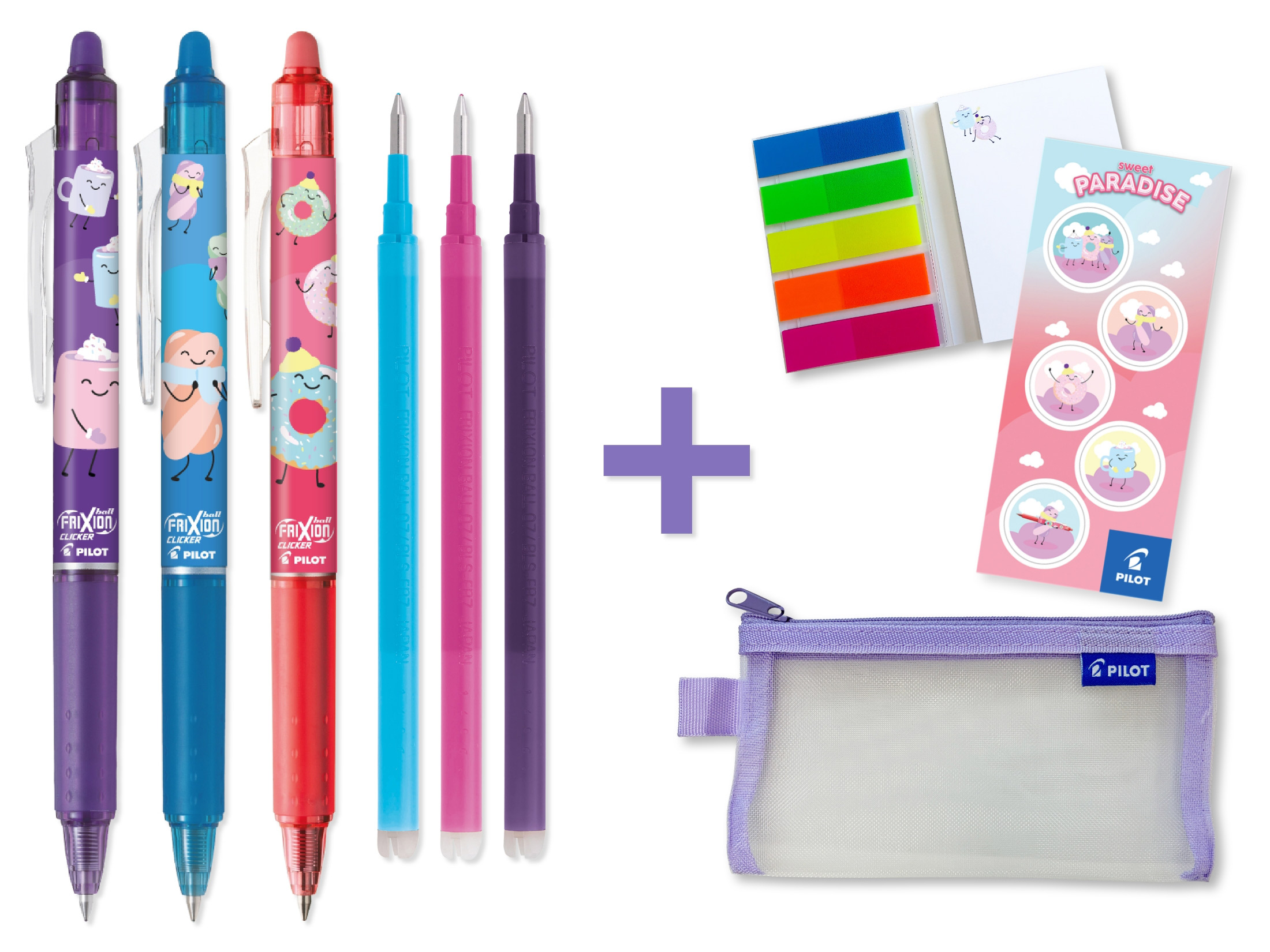 FriXion Clicker Sweet Paradise Bundle Set 