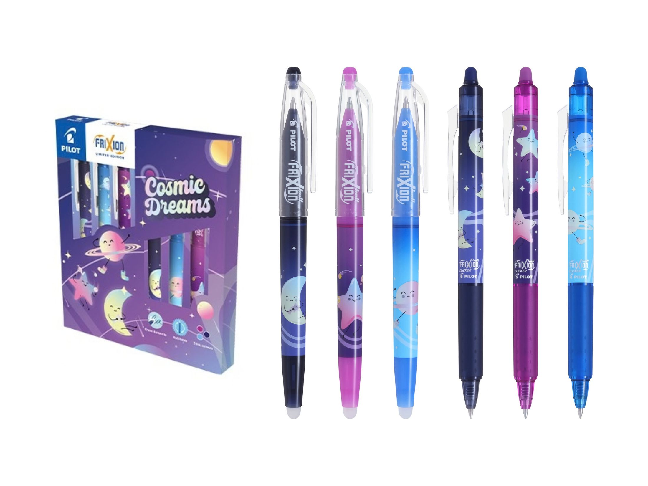 FriXion Ball & Clicker Cosmic Dreams Collector Box