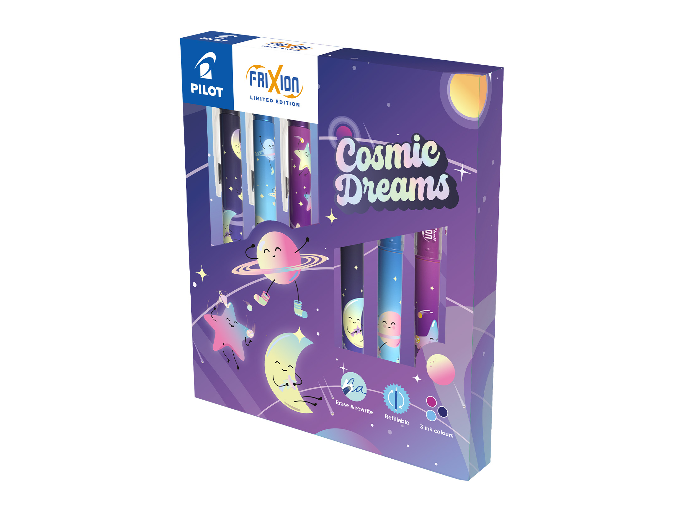 FriXion Ball & Clicker Cosmic Dreams Collector Box