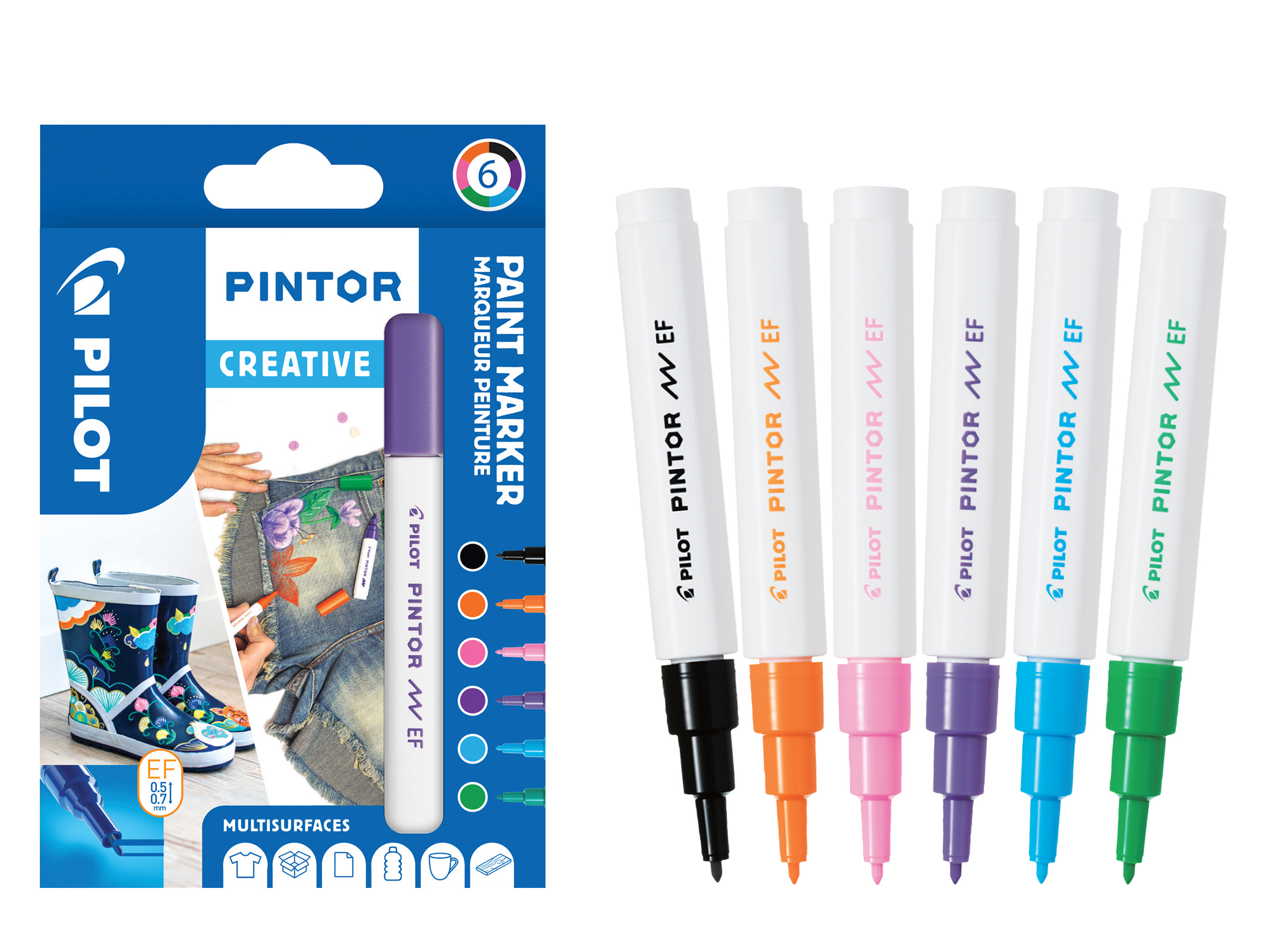 PINTOR 2.3 (EF) 6er Set