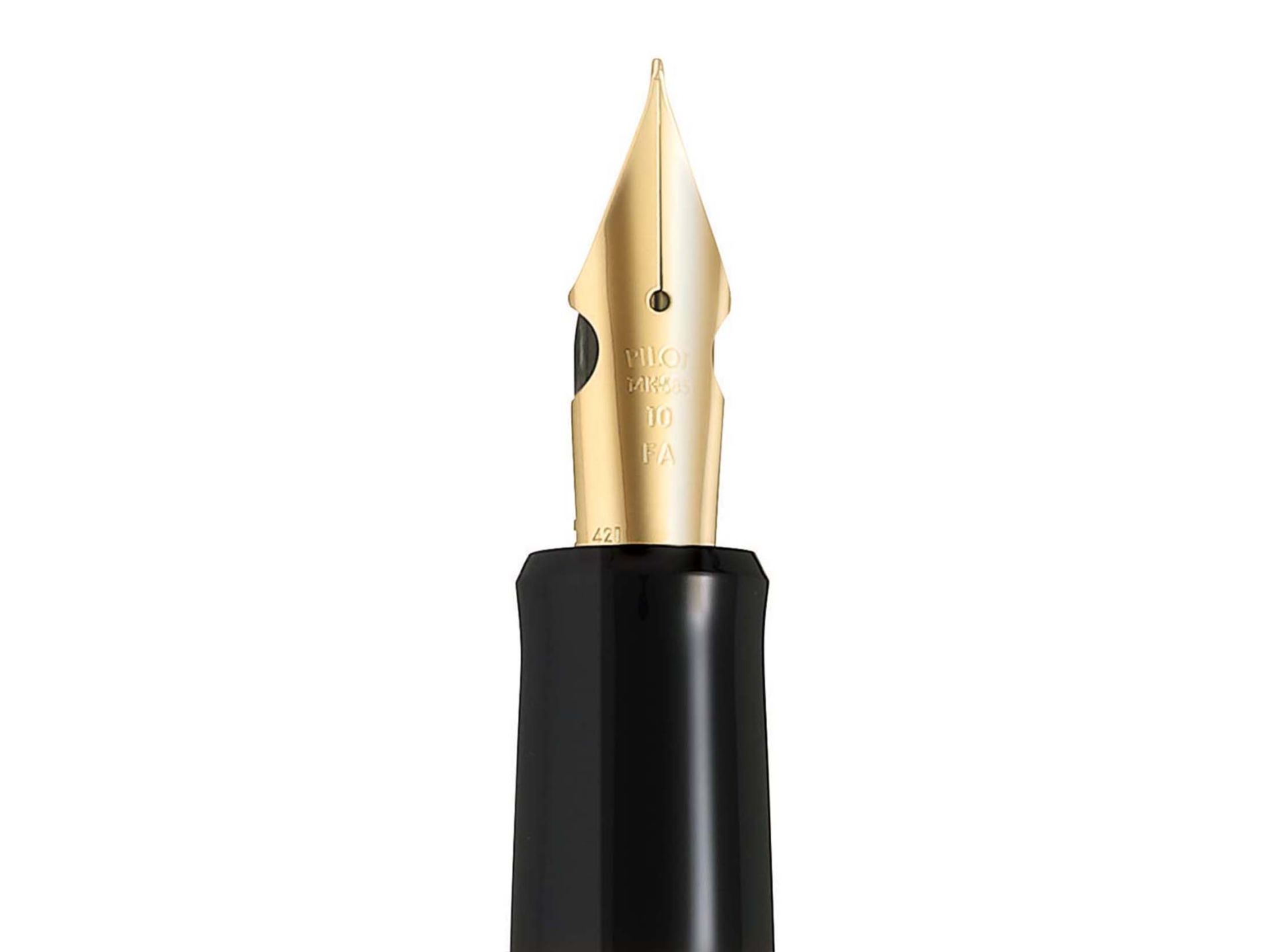 PILOT Custom 742 Füllfederhalter FA-Feder Schwarz