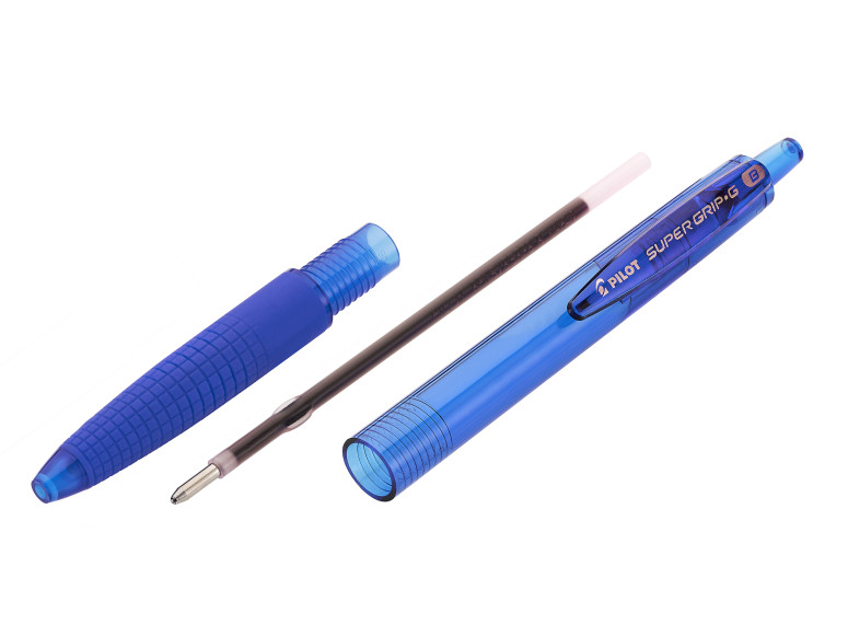 Writon Druckkugelschreiber 24 Stück, Violette Tinte, 1,0 Mm Spitze, Mit Komfortgriff