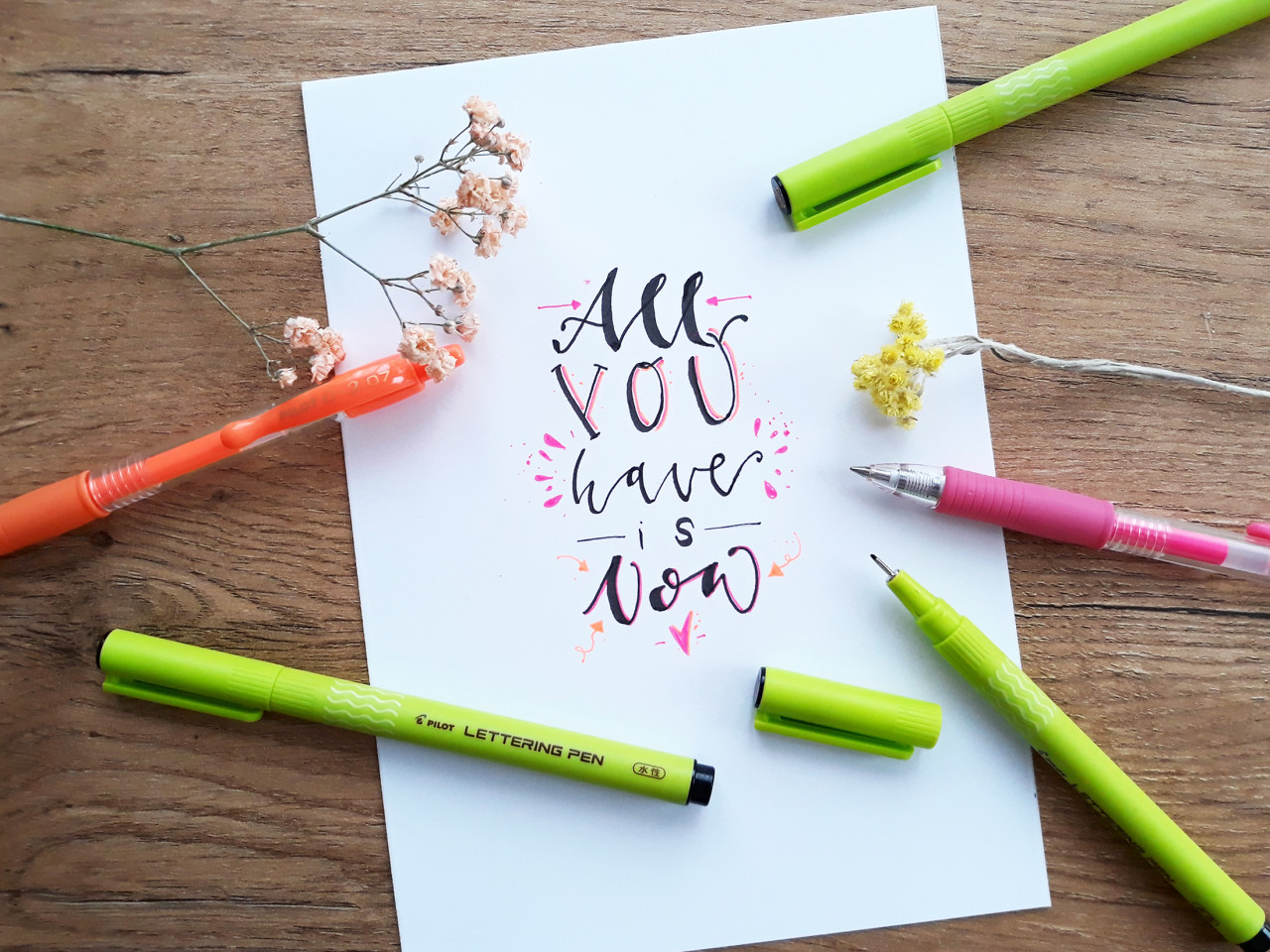 PILOT Lettering Pen: Der perfekte Fineliner fürs Handlettering