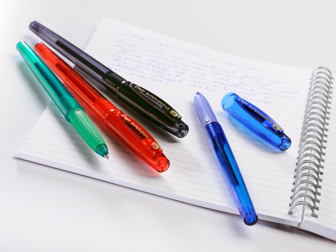 Pilot Super Grip G Penna A Sfera Retrattile - Punta 1,0 Mm Inchiostro Azzurro - Con Impugnatura Ergonomica